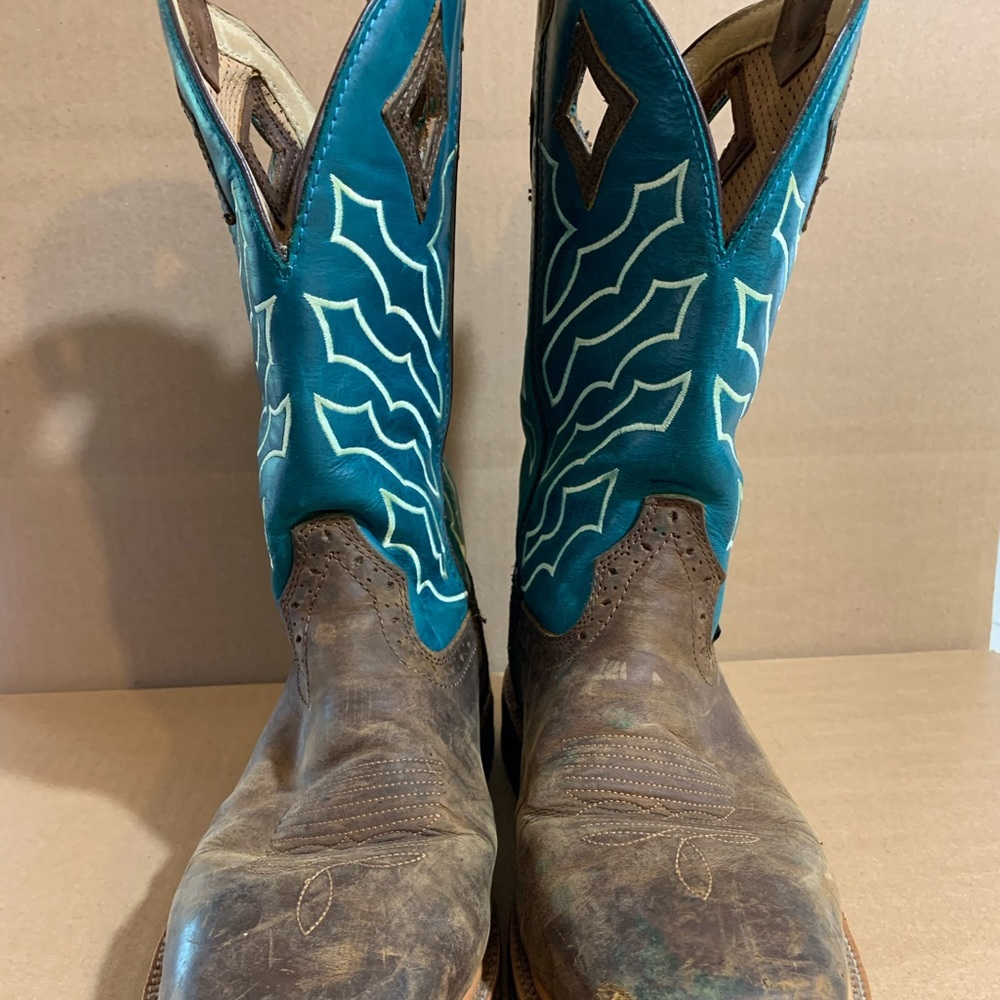 Justin Mens Work Boot Steel Toe size 9 waterproof